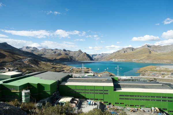Antamina, la mina de cobre de la compañía en Perú.