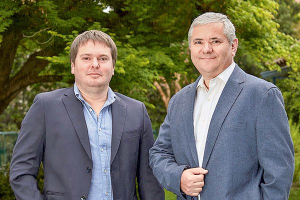 Raúl Molina y Javier Lavín, cofundadores de Copperprotek.