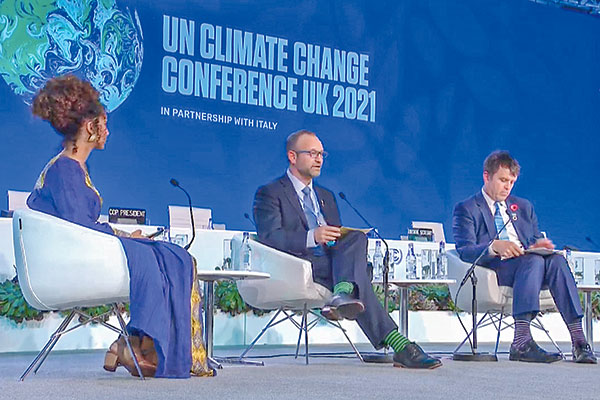 El High Level Champion, Gonzalo Muñoz, en el su último evento en la COP26.