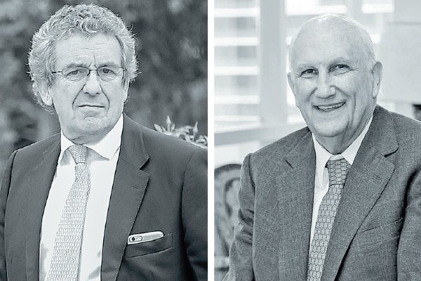 Los empresarios Leonidas Vial y Eduardo Fernández León