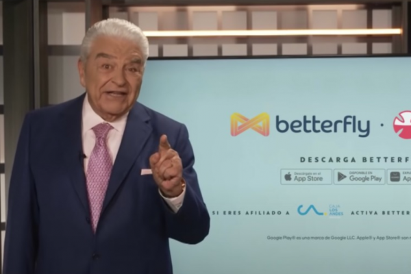 Don Francisco en anuncio de la alianza entre Betterfly y Teletón