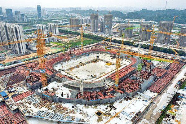 Autoridades chinas le retiran a Evergrande la licencia del terreno donde construye su megaestadio