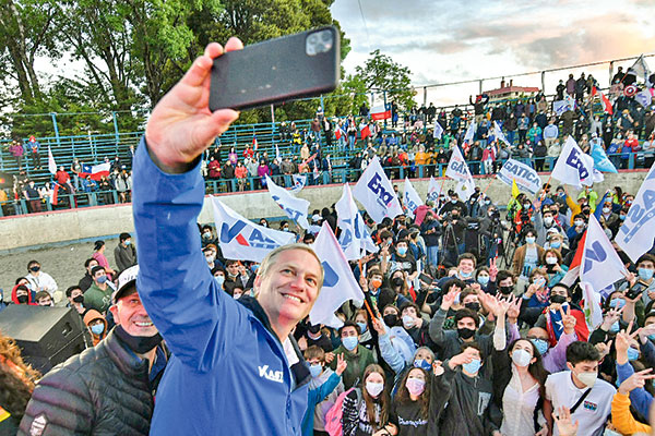 José Antonio Kast, candidato del Partido Republicano. Foto: Agencia Uno