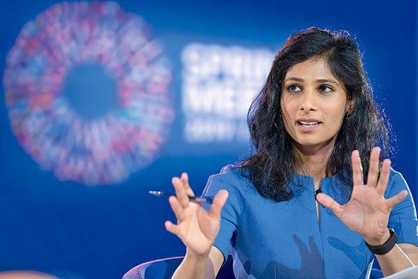 Economista jefe del FMI Gita Gopinath asumirá como número dos del Fondo en sorpresivo anuncio