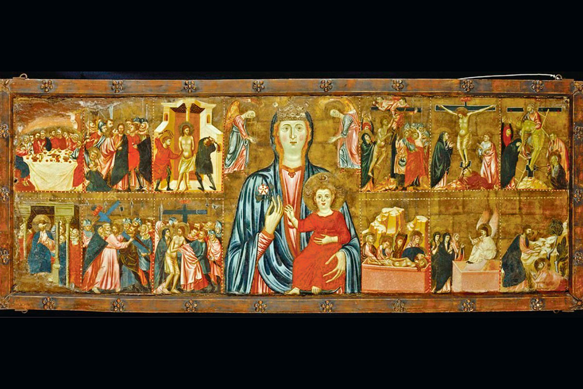 <p>La pintura romana del siglo XIII que vendió Álvaro Saieh en US$ 1,2 millones</p>