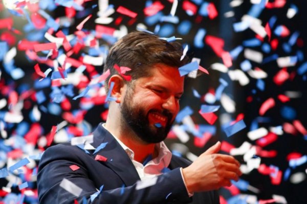 Imágenes del triunfo de Gabriel Boric y la segunda vuelta..