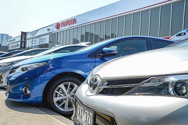 Toyota logró superar sus ventas del año anterior con 2,3 millones de vehículos vendidos. Foto: Reuters