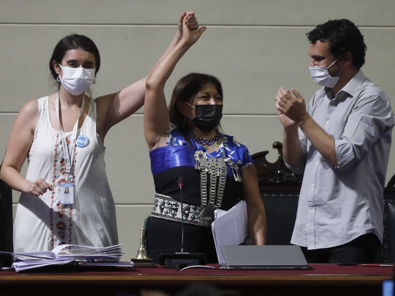 <p>María Elisa Quinteros, nueva Presidenta de la Convención.</p>