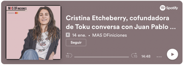 Cristina Etcheberry, cofundadora de Toku conversa con Juan Pablo Silva de su próxima llegada a México