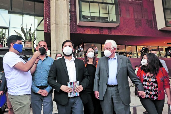 El Presidente electo realizó una actividad en el GAM durante la tarde de ayer. Foto: Agencia Uno