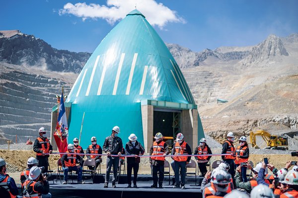 Codelco inaugura Sistema Traspaso Mina Planta, proyecto que dará continuidad a la División Andina