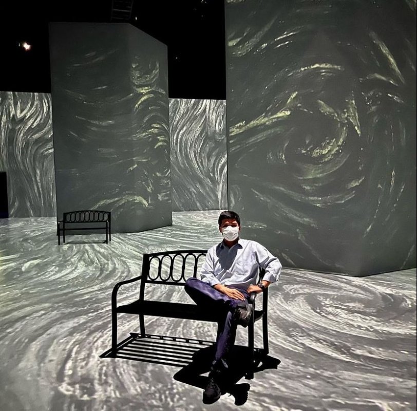 <p>La visita del gabinete de Piñera a la exposición de Van Gogh</p>