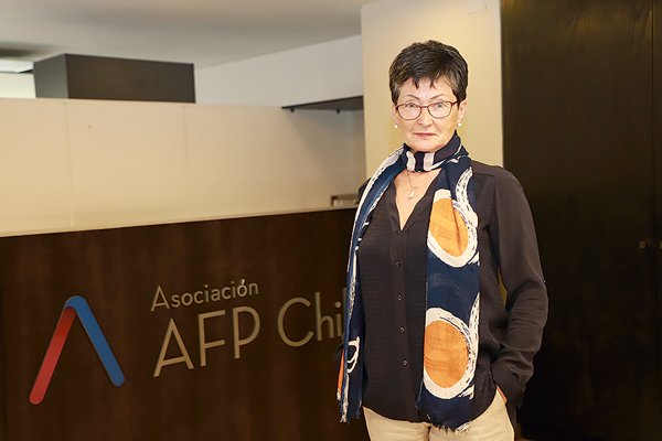 La presidenta de la Asociación de AFP, Alejandra Cox. Foto: Julio Castro