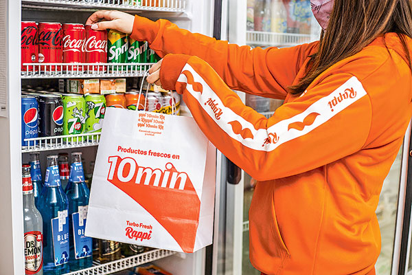 Rappi expande servicio de entregas en 10 minutos y en 2022 apunta a duplicar su red de dark stores