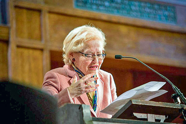 Foto: Stephany Griffith-Jones, economista Chilena-Británica y Doctora de Cambridge.