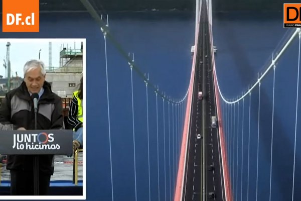 <p>Ahora en DF | Piñera supervisa obras del puente Chacao</p>
