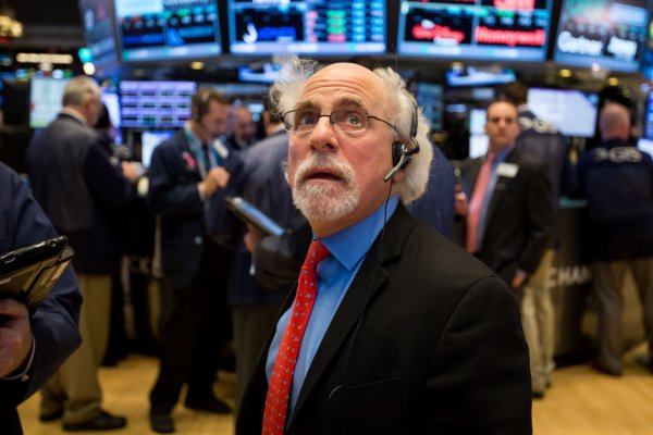 Peter Tuchman operador de bolsa de Quattro Securities. Foto: Bloomberg