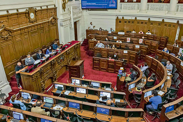 Ocho meses de trabajo cumplió el pasado viernes la Convención, le quedan cuatro meses para finalizar su labor. Foto: Agencia Uno