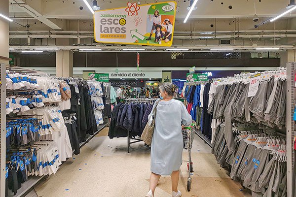 Uno de los frentes de gastos de la población en las últimas semanas fueron los productos escolares. Foto: Agencia Uno