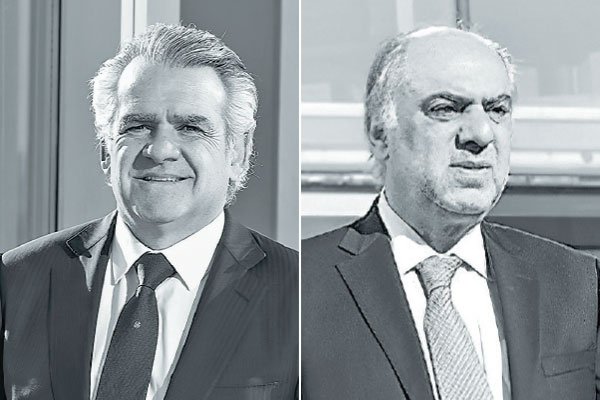 Fernando Aguad, empresario y director del banco desde 1996. Jorge Selume, empresario y director del banco desde 2001.