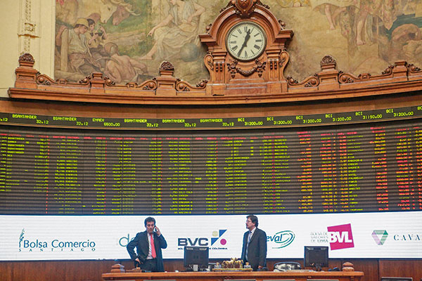 Bolsas de Perú, Chile y Colombia lideran las alzas mundiales en 2022