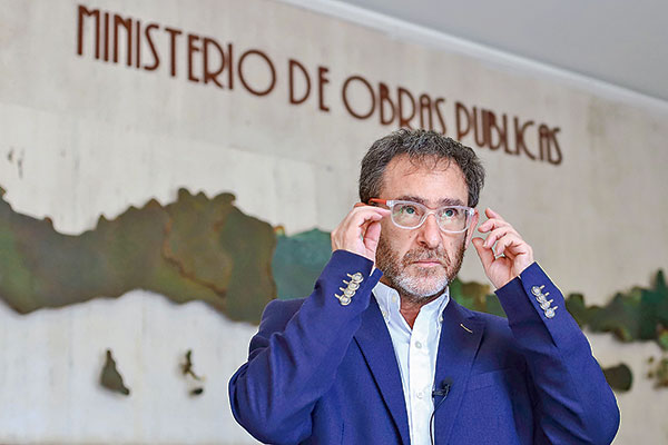 Juan Carlos García, titular del MOP.