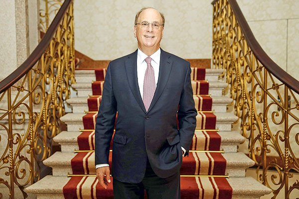 Larry fink Presidente y ceo de Blackrock. Foto: Bloomberg