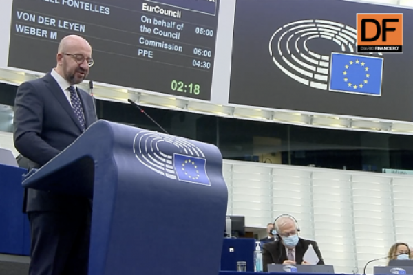 <p>Ahora en DF | UE apunta a sanciones al petróleo tras vetar el carbón ruso por la masacre de Bucha</p>