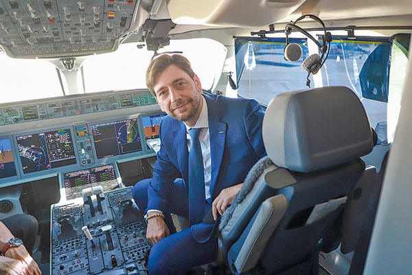 Arturo Barreira, presidente de Airbus para América Latina y el Caribe. Foto: Julio Castro