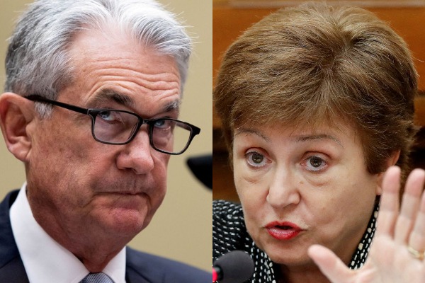 Powell anuncia que alza de 50 puntos base “está sobre la mesa” y Georgieva alerta que economías emergentes tendrán retraso en su recuperación