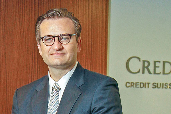 El head of global investment strategy de Credit Suisse, Philipp Lisibach.