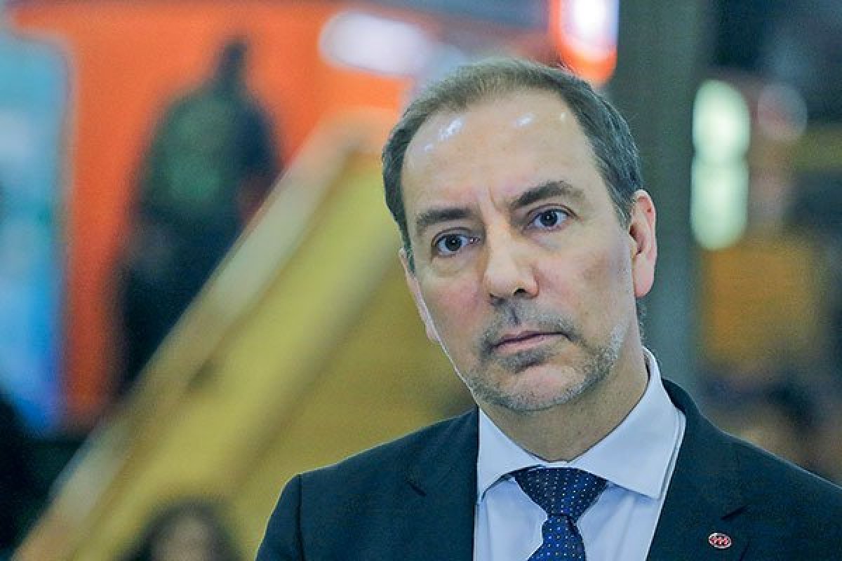 <p>Louis de Grange, presidente saliente de Metro.</p>