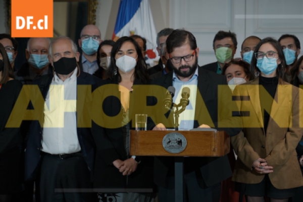 <p>Ahora en DF | Presidente Boric asegura que “se acabó el periodo de instalación” y se refiere al acuerdo por ajuste de salario mínimo</p>