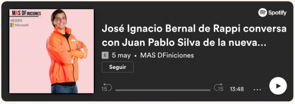 José Ignacio Bernal de Rappi conversa con Juan Pablo Silva de la nueva apuesta de la aplicación