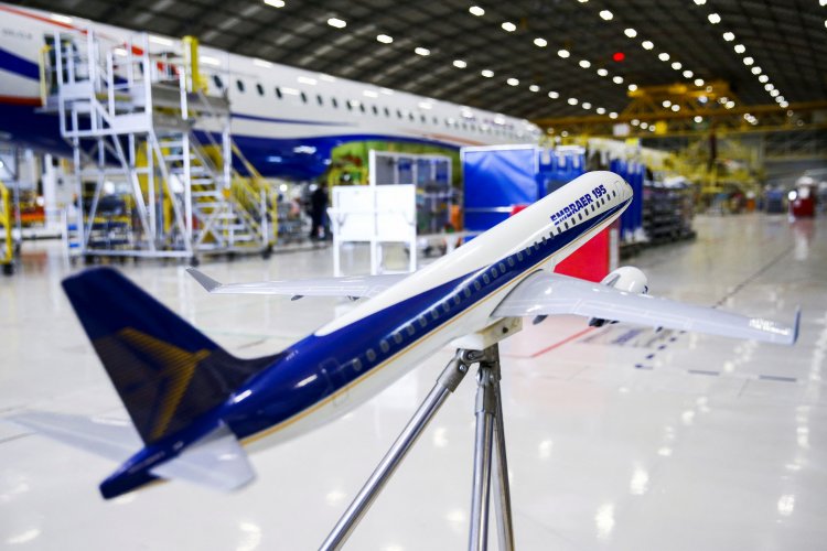 <p>Brasileña Embraer espera crecer con fuerza en 2022 tras completar máximo de pedidos</p>