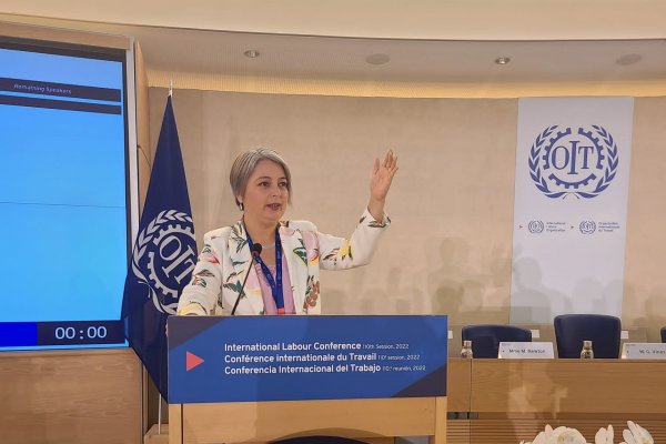 Ministra Jara reitera ante la OIT que la reforma previsional es un eje clave