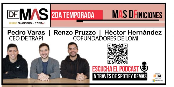 MAS DFiniciones | Fundadores de Lomi y Trapi conversan con Juan Pablo Silva sobre la innovación en la industria del delivery
