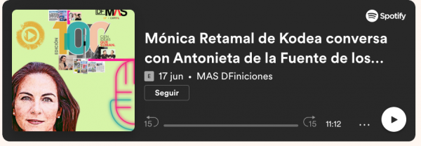 Mónica Retamal de Kodea conversa con Antonieta de la Fuente de los cambios en el mercado laboral
