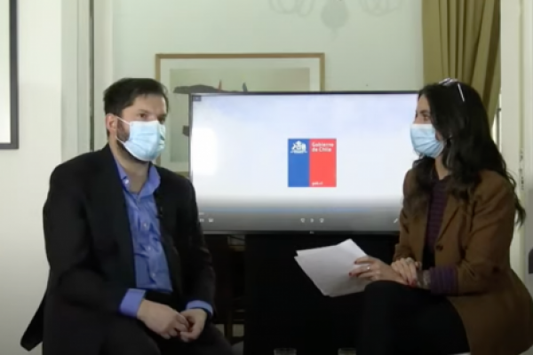 <p>Ahora en DF | Ministra Vallejo y Presidente Boric realizan balance sobre los primeros 100 días de Gobierno</p>