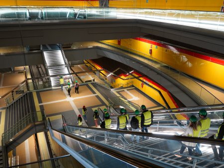 <p>La recta final del Metro de Quito, una de las obras de infraestructura más grandes que se levanta en la región</p>