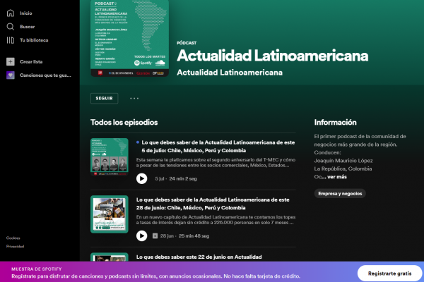 Podcast Actualidad Latinoamericana: editores de Chile, México, Colombia y Perú analizan los negocios de la región