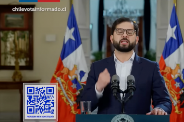 <p>Ahora en DF | Boric llamó a la ciudadanía a informarse ante el plebiscito de salida</p>