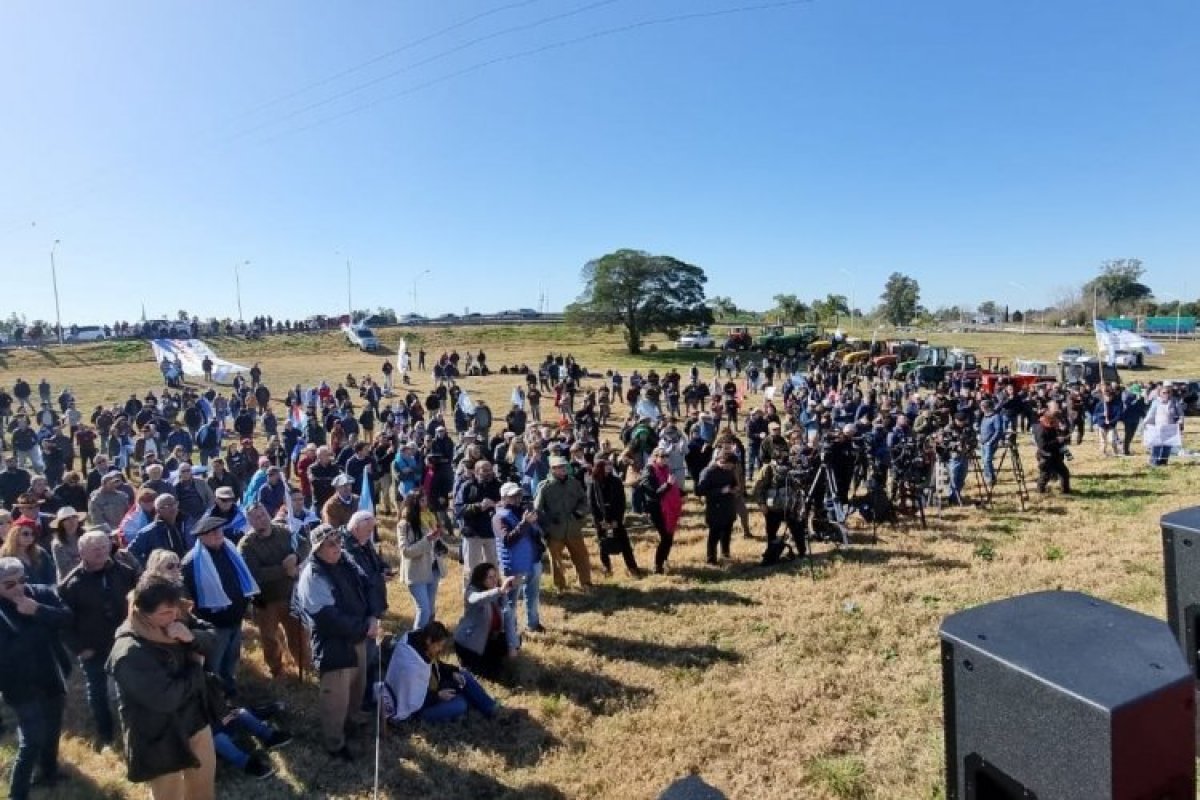 <p>Agricultores de Argentina realizaron huelga comercial contra el gobierno</p>