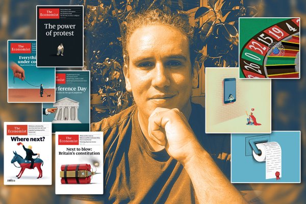 Dibujante de The Economist que ilustró el proceso constitucional chileno: “Di opciones más neutrales, pero se fueron por la más dura”