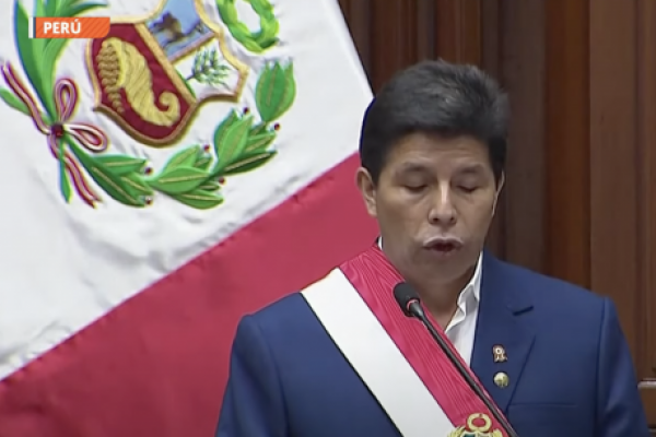 <p>Ahora en DF | El tormentoso año de Pedro Castillo en Perú</p>