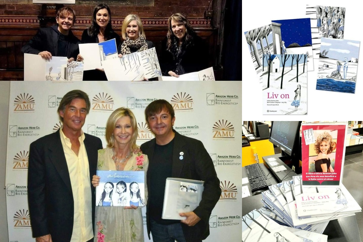 <p>Ilustrador catalán y la historia de su libro con Olivia Newton-John: "Tras el Festival de Viña me escribió para echar andar el proyecto"</p>
