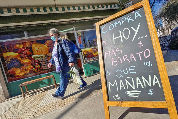 Imparable: inflación en Argentina ya suma 71% en un año