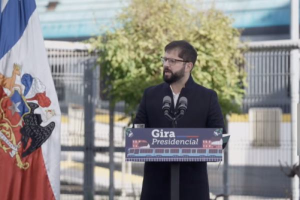 Ahora en DF | Presidente Boric y ministro de Transportes anuncian avances en el Plan de Desarrollo Ferroviario