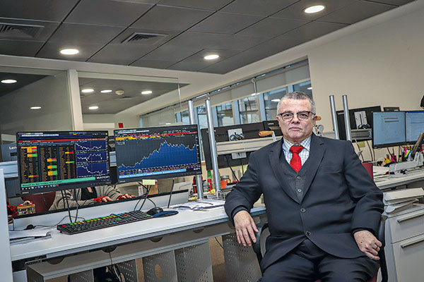 El director de estudios de LarrainVial, Leonardo Suárez. Foto: Archivo