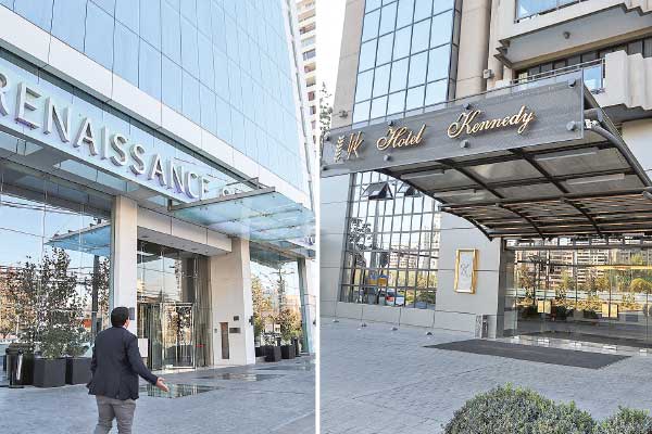 Dueños de los hoteles Renaissance y Kennedy cuelgan el cartel “Se Vende”